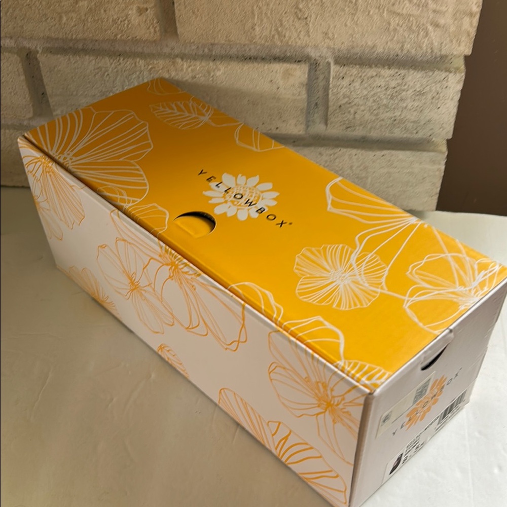 Yellow Box Flip Flops